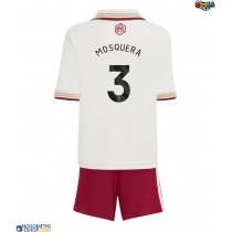 Otroški Nogometni dresi Arsenal Cristhian Mosquera #3 Tretji 2025-26 Kratek Rokav (+ Kratke hlače)